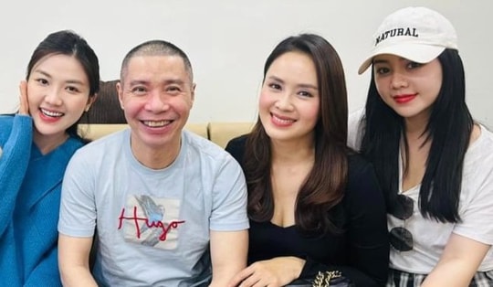 Hồng Diễm, Lương Thanh và Quỳnh Kool đến thăm nghệ sĩ Công Lý