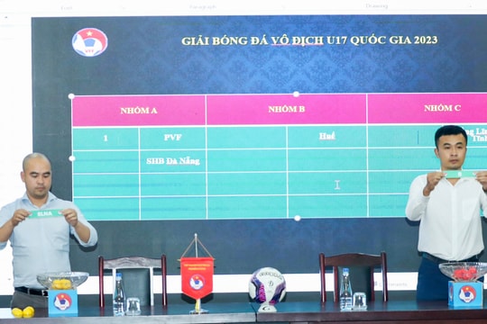 U17 Sông Lam Nghệ An gặp U17 Khánh Hòa tại trận mở màn Vòng chung kết U17 Quốc gia 2023