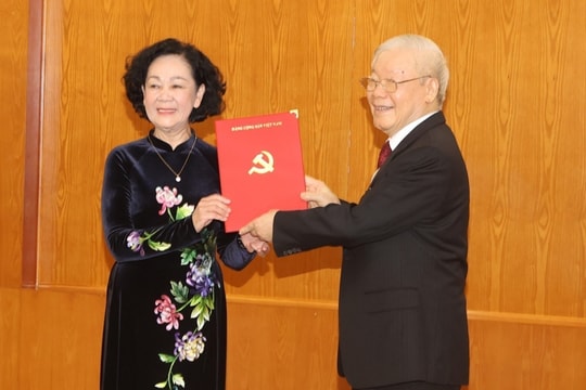 Đồng chí Trương Thị Mai được phân công giữ chức Thường trực Ban Bí thư khóa XIII