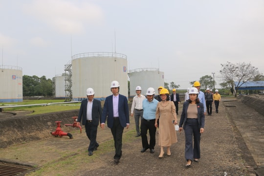 Đoàn ĐBQH tỉnh giám sát việc thực hiện chính sách pháp luật về phát triển năng lượng tại Công ty Xăng dầu Nghệ An