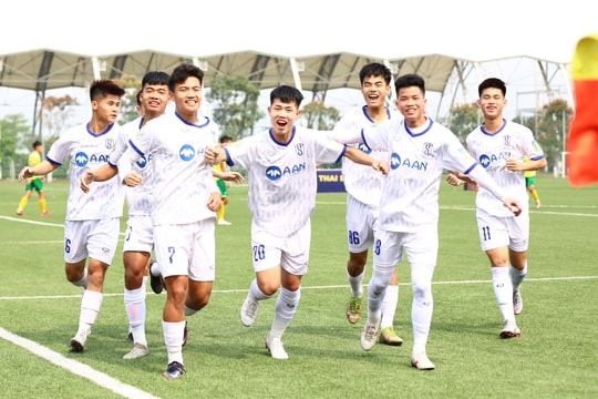 U17 Sông Lam Nghệ An thắng đậm U17 Khánh Hòa