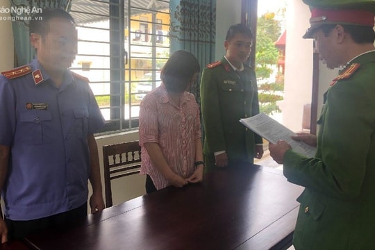 Khởi tố thêm 1 bị can về tội 'Tham ô tài sản' tại trường tiểu học vùng cao Nghệ An