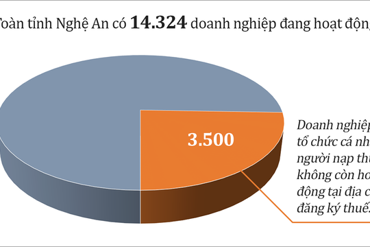 Nghệ An: 3.500 doanh nghiệp không hoạt động tại địa chỉ đăng ký, các ngành nói gì?