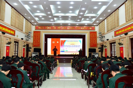 Đảng ủy Quân sự tỉnh quán triệt các Nghị quyết của Quân ủy Trung ương