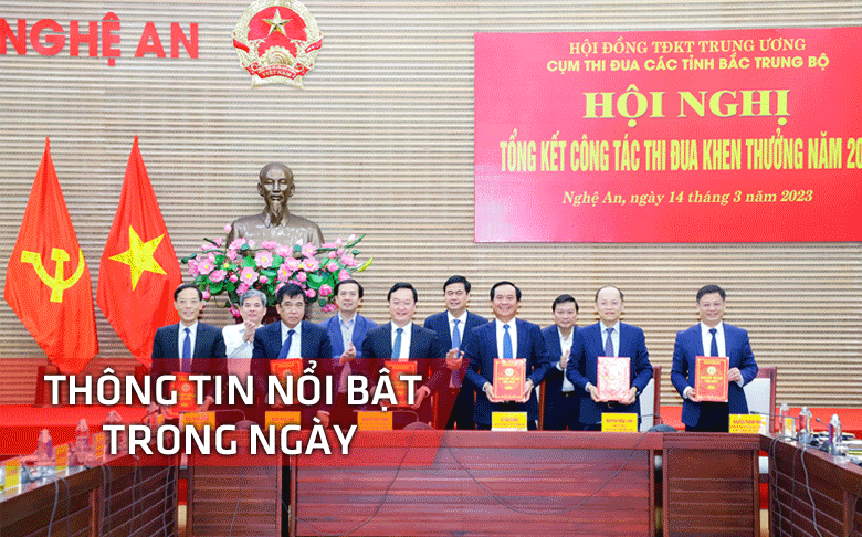 Nghệ An: Thông tin nổi bật ngày 14/3