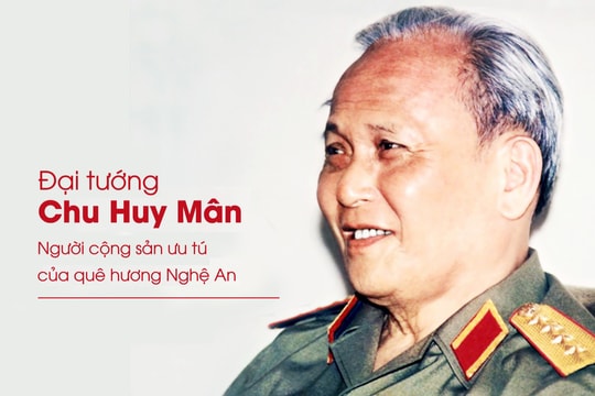 Đại tướng Chu Huy Mân - Người cộng sản ưu tú của quê hương Nghệ An