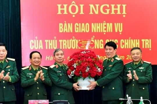 Bàn giao nhiệm vụ Thủ trưởng Tổng cục Chính trị Quân đội nhân dân Việt Nam