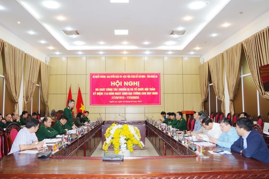 Rà soát công tác chuẩn bị Hội thảo Kỷ niệm 110 năm Ngày sinh Đại tướng Chu Huy Mân 