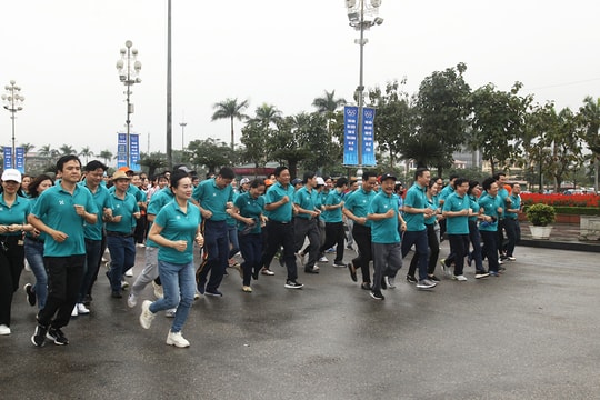 7.000 người sẽ tham gia Ngày chạy Olympic vì sức khỏe toàn dân tại TP Vinh