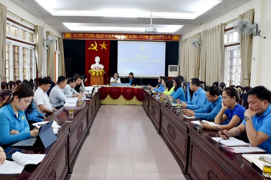 Liên đoàn Lao động tỉnh Nghệ An lấy ý kiến góp ý dự thảo Luật Bảo hiểm xã hội (sửa đổi)