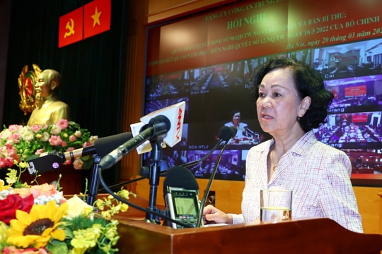 Bảo đảm sự lãnh đạo của Bộ Chính trị, Ban Bí thư đối với công tác chính trị, tư tưởng trong Công an nhân dân