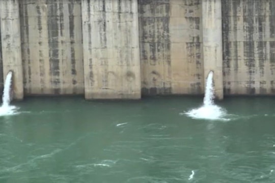 Thủy điện Bản Vẽ tăng lưu lượng xả, phục vụ chống hạn cho sản xuất vụ Xuân