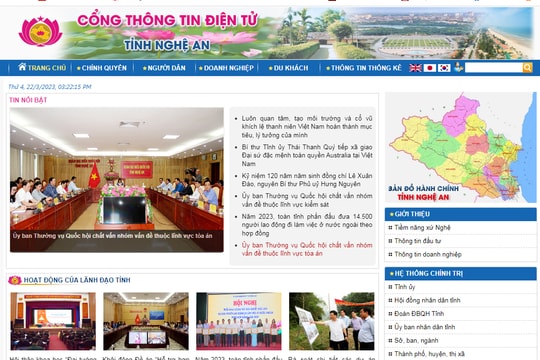 Nghệ An: Khẩn trương nâng cấp hệ thống thông tin giải quyết thủ tục hành chính