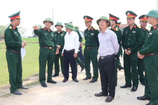 Ban chỉ đạo Diễn tập tỉnh giao nhiệm vụ diễn tập tại Diễn Châu và Nghi Lộc