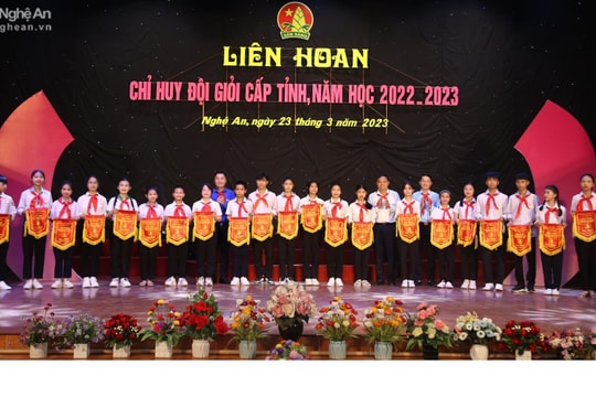 Nghệ An: 21 thí sinh tham gia Liên hoan Chỉ huy Đội giỏi năm học 2022 - 2023