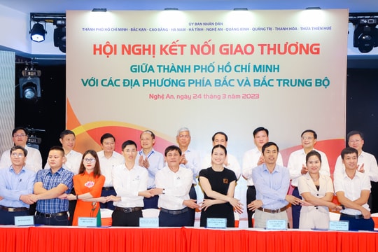Các nhà sản xuất 9 tỉnh phía Bắc, Bắc Trung Bộ tìm kiếm cơ hội vào hệ thống phân phối lớn TP. Hồ Chí Minh
