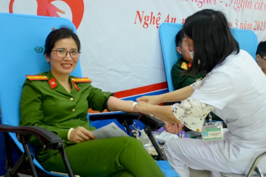 Người đi hiến máu sẽ được nhận các gói xét nghiệm miễn phí 