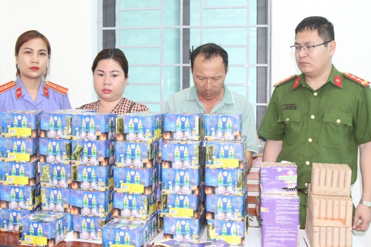 Phá chuyên án, bắt giữ 2 đối tượng, thu hơn 62 kg pháo