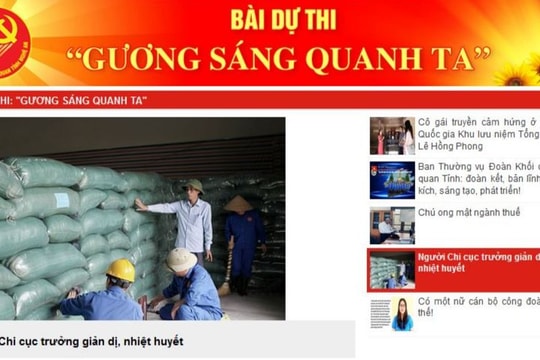 Cuộc thi viết "Gương sáng quanh ta" do Đảng uỷ Khối CCQ tỉnh tổ chức: 