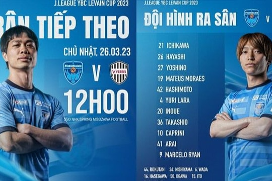 Công Phượng vẫn ‘mất tích’ ở Yokohama FC; Ronaldo ghi cú đúp, Bồ Đào Nha thắng 6 sao trước Luxembourg