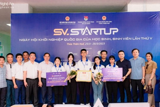 Dự án của học sinh miền núi Nghệ An đạt giải Ba tại cuộc thi ý tưởng khởi nghiệp quốc gia