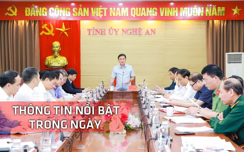 Nghệ An: Thông tin nổi bật ngày 27/3