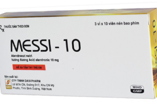 Bộ Y tế phạt công ty sản xuất thuốc Messi-10 hơn 300 triệu đồng