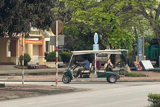 Vì sao thị xã Cửa Lò phải siết chặt quản lý xe điện 4 bánh? 