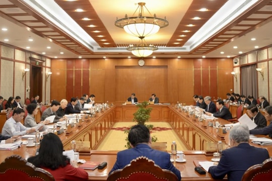 Tổng Bí thư Nguyễn Phú Trọng chủ trì cuộc họp Bộ Chính trị, Ban Bí thư