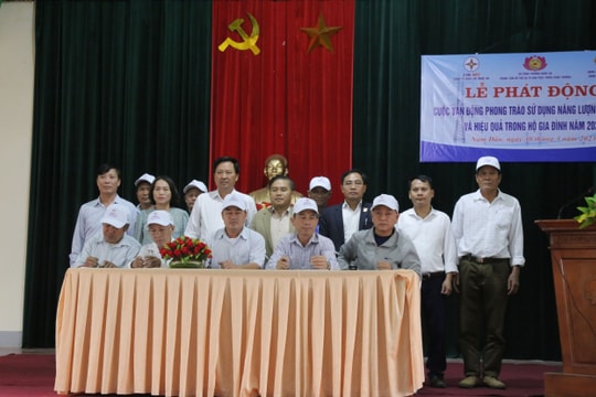 Nghệ An phát động phong trào sử dụng năng lượng tiết kiệm và hiệu quả 