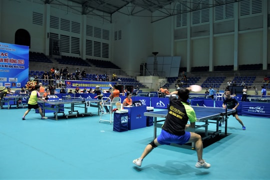 Nhiều tay vợt hàng đầu quốc gia tham dự Giải bóng bàn Nghệ An mở rộng