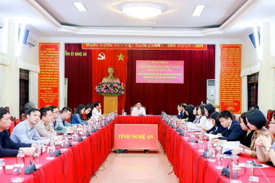 Ban Nội chính Trung ương giao ban trực tuyến với Ban Chỉ đạo phòng, chống tham nhũng, tiêu cực tỉnh, thành phố và Ban Nội chính các tỉnh ủy, thành ủy