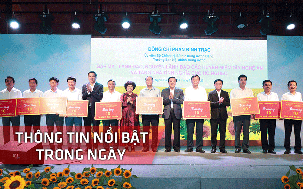 Nghệ An: Thông tin nổi bật ngày 1/4