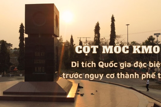 Cột mốc Km số 0 - Di tích Quốc gia đặc biệt đứng trước nguy cơ thành phế tích