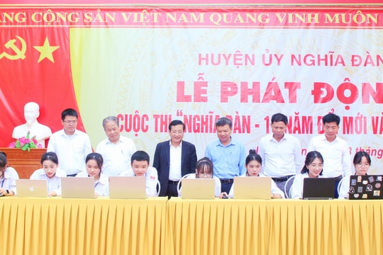 Phát động cuộc thi ‘Nghĩa Đàn - 15 năm đổi mới và phát triển’