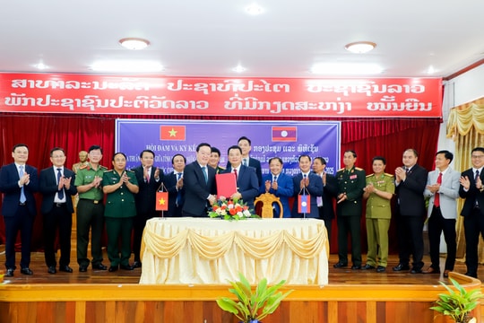 Tỉnh Nghệ An và tỉnh Hủa Phăn (Lào) ký kết biên bản hợp tác giai đoạn 2023-2025