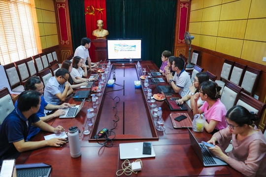 Báo Vietnamnet trao đổi kinh nghiệm phát triển mạng xã hội với Báo Nghệ An