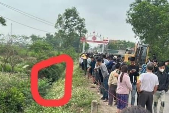 Trích xuất camera, phát hiện người phụ nữ tử vong dưới mương nước