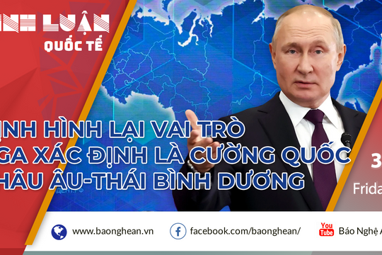 Định hình lại vai trò, Nga xác định là cường quốc châu Âu-Thái Bình Dương