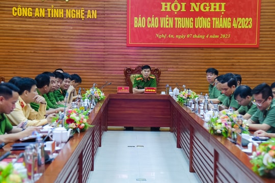 Xây dựng lực lượng Công an nhân dân thật sự trong sạch, vững mạnh toàn diện