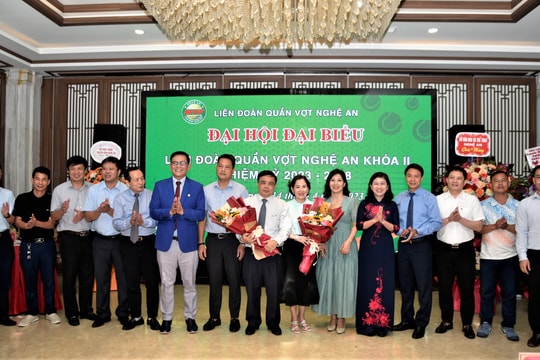 Nghệ An tổ chức Đại hội Liên đoàn Quần vợt nhiệm kỳ 2023 - 2028