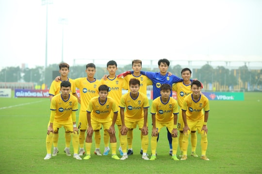 U19 Sông Lam Nghệ An giành vé vào vòng chung kết U19 Quốc gia