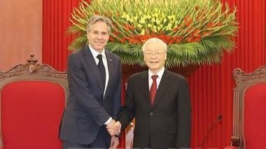Tổng Bí thư Nguyễn Phú Trọng tiếp Ngoại trưởng Hoa Kỳ Antony Blinken