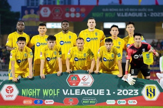 Sông Lam Nghệ An cần bao nhiêu điểm để lọt vào tốp 8 V.League 2023?