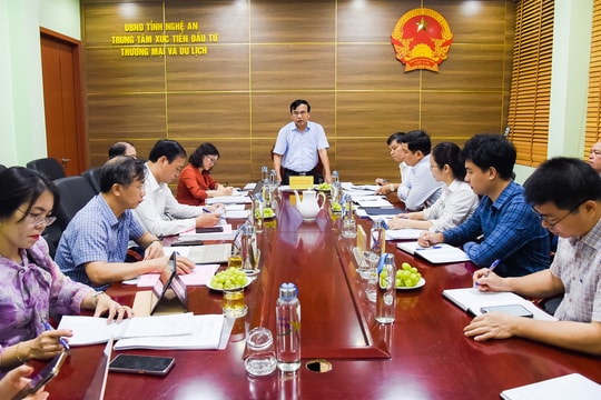 Tháo gỡ vướng mắc tại Trung tâm Xúc tiến đầu tư thương mại và du lịch Nghệ An