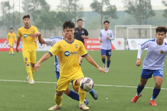 U19 Sông Lam Nghệ An rơi vào bảng đấu khó tại vòng chung kết U19 Quốc gia 2023