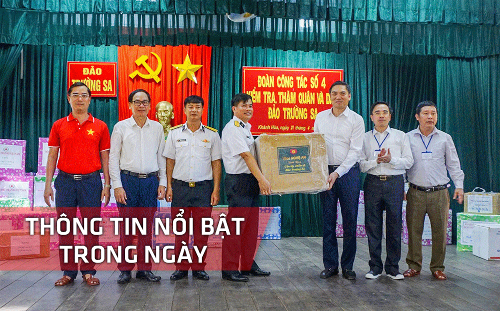 Nghệ An: Thông tin nổi bật ngày 23/4