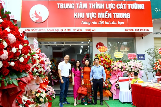 Trung tâm Thính lực Cát Tường miền Trung chính thức ra mắt tại TP. Vinh