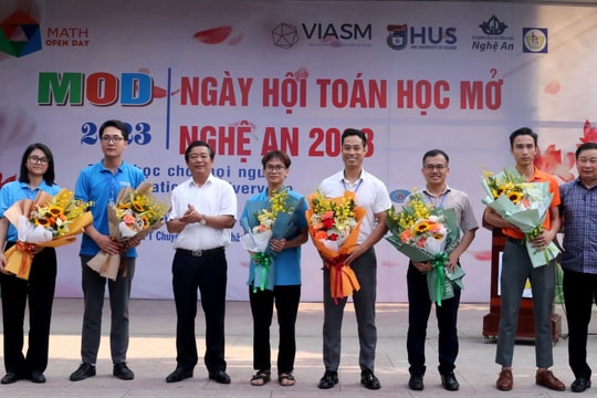 Gần 1.000 học sinh tham gia Ngày hội Toán học mở Nghệ An năm 2023