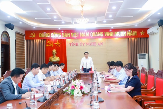 Chuẩn bị chu đáo Hội nghị đối thoại giữa Thường trực Tỉnh ủy Nghệ An với lãnh đạo quản lý cấp phòng và chuyên viên